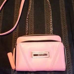 Kenneth Cole Reaction pink and gold purse